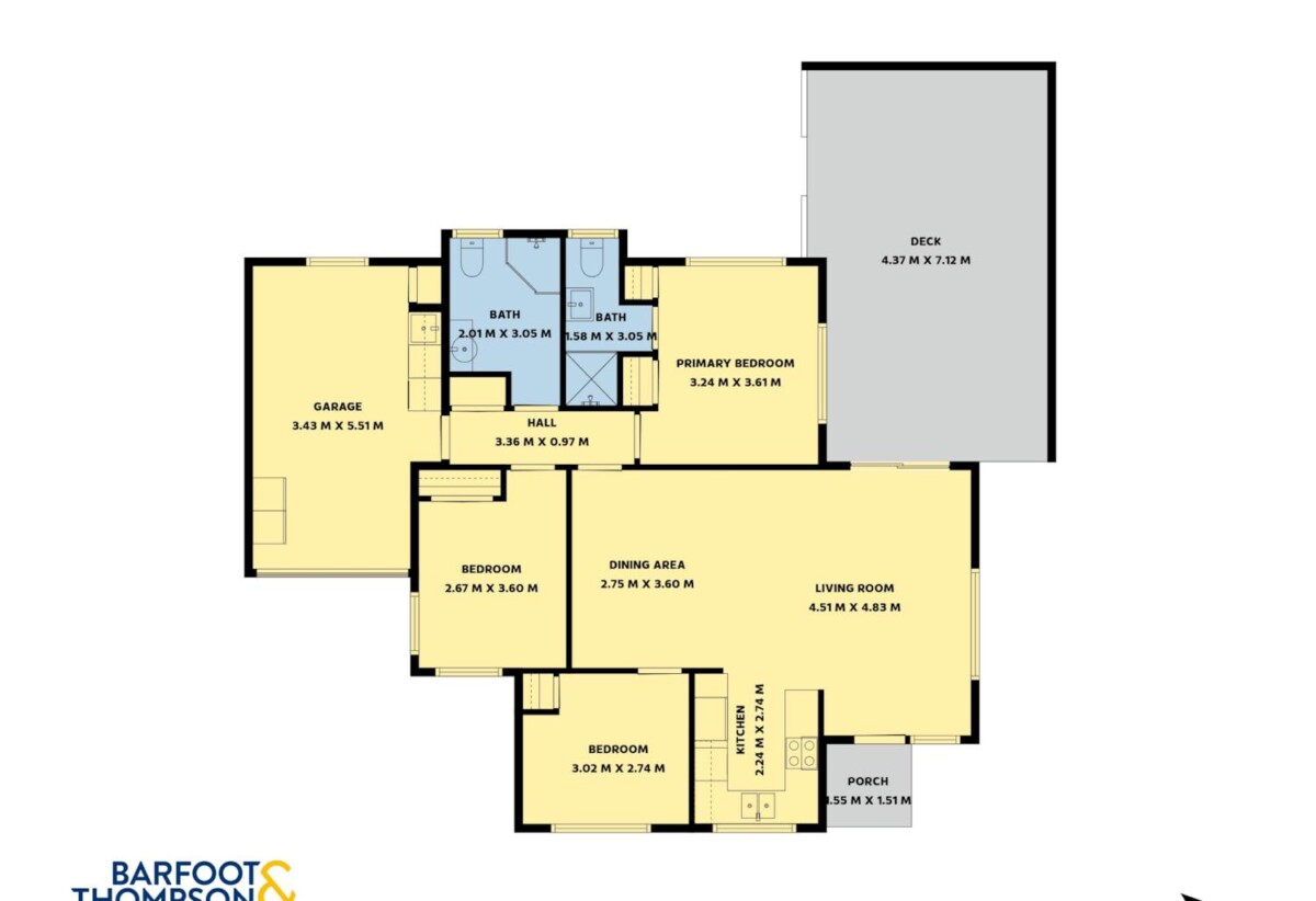 Brick and tile 3 beds 2 baths house with garage on 307m2 section, Expansive covered deck, close to Maukau shopping centre, schools, motorway access, 0.8 km to Wiri Central School and Manurewa High School, 3 Totara Meadows Court, Wiri, Auckland