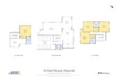 294m2 4 beds 3.5 baths house with double garage on 451m2 section, A private downstairs suite, complete with its own bedroom, bathroom, living area, and separate entrance, close to schools, shops, beach, motorway access, 0.7 km to Hauraki School, 1.3 km to Takapuna Grammar School, 18 Hart Road, Hauraki, Auckland