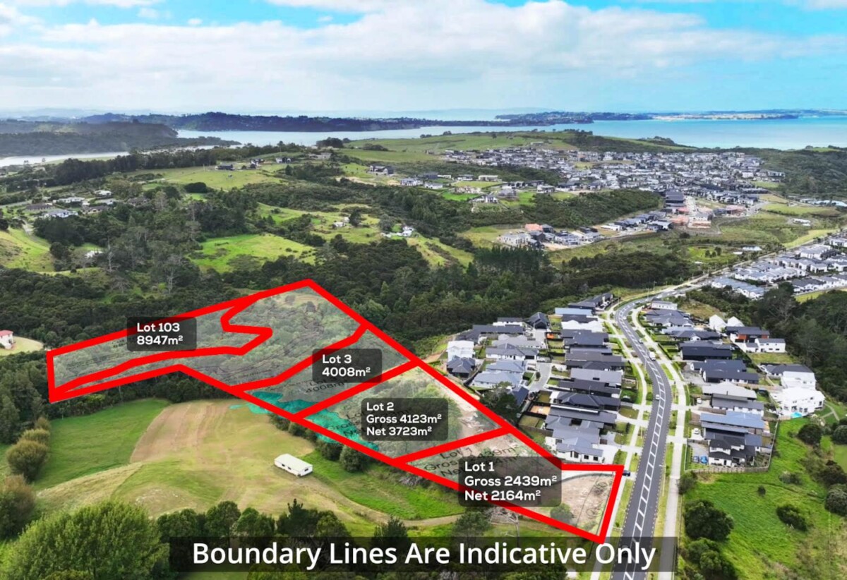 2,439m² section, 0.3 km to Long Bay School, Lot 1/60 Glenvar Ridge Road, Long Bay, Auckland