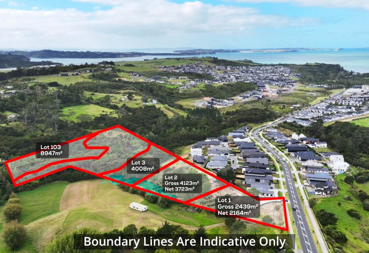 2,439m² section, 0.3 km to Long Bay School, Lot 1/60 Glenvar Ridge Road, Long Bay, Auckland