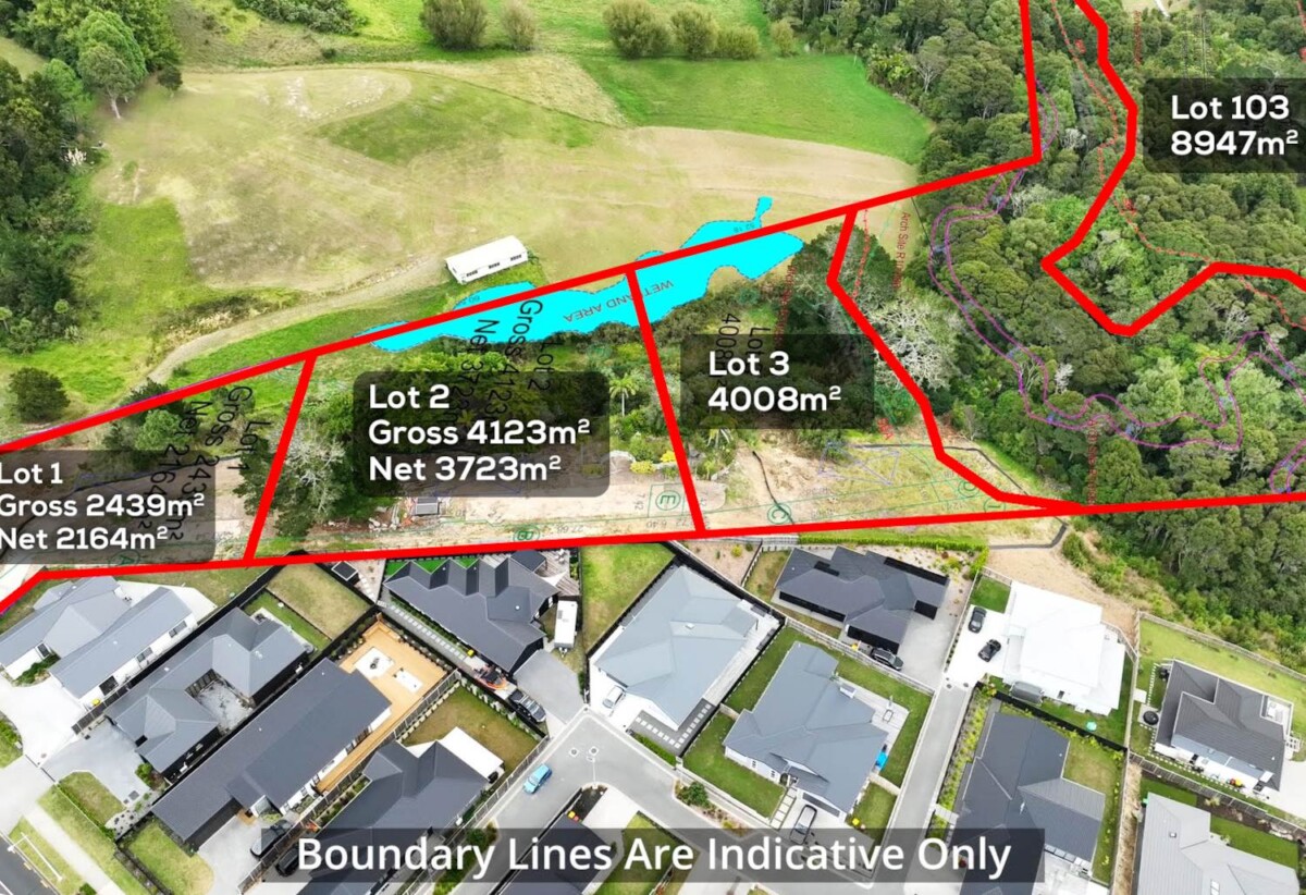 2,439m² section, 0.3 km to Long Bay School, Lot 1/60 Glenvar Ridge Road, Long Bay, Auckland