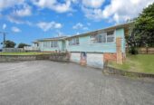 With RC for 6 Homes on 812 m2 corner site, 4 beds 1 bath house with double garage, just a short stroll from Mountfort Park and a short drive to Manurewa town, the railway station and Motorway ramps, 0.3 km to Leabank School, 18 Mountfort Street, Manurewa, Auckland