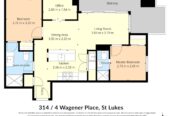 Mt Albert Grammar School zone, 2 beds + 1 study (single room size with window) 2 baths 2 car parks apartment, just moments from St Lukes Shopping Centre, 0.4 km to Mt Albert Grammar School, 314/4 Wagener Place, Mt Albert, Auckland