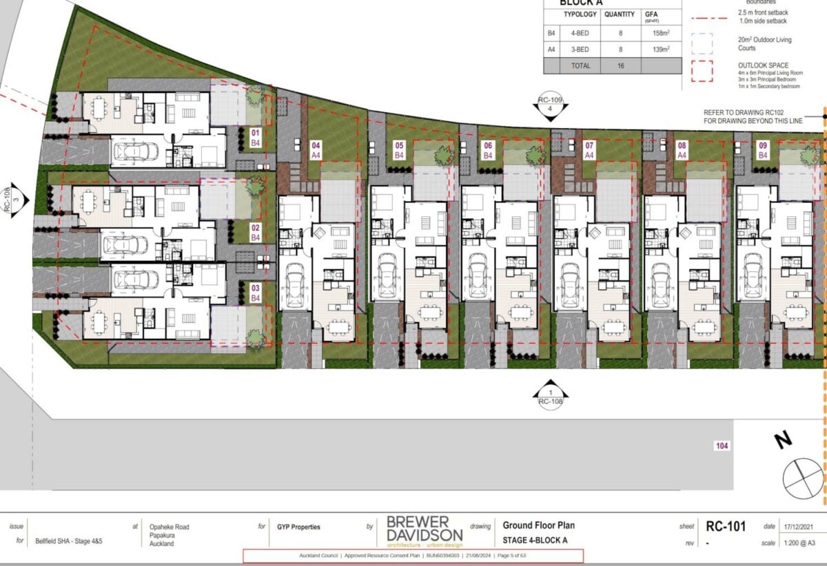 209m2 section for 4 beds house and Approx. GFA 158m², Bellfield Estate – Titles Issued & RC Approved, 0.3 km to Opaheke School,  13 Stableford Crescent, Opaheke, Auckland