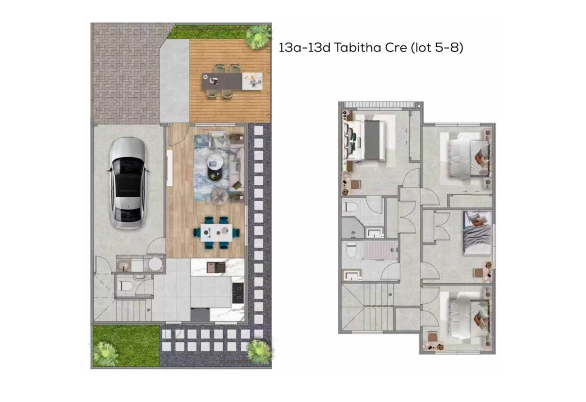 Brandnew freehold 4 beds 2 baths home with garage, close to transport, shops, and local amenities, schools, 0.6 km to Henderson South School, Lots 1-8/11&13 Tabitha Crescent, Henderson, Auckland