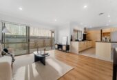 4 beds 2.5 baths house with double garage on 527m2 section, close to the end of a quiet cul-de-sac which borders the Wharf Reserve with its grass areas and trails, close to schools, Massey University, Albany Mall, motorway access, 0.4 km to Albany School, 30 Vinewood Drive, Albany, Auckland