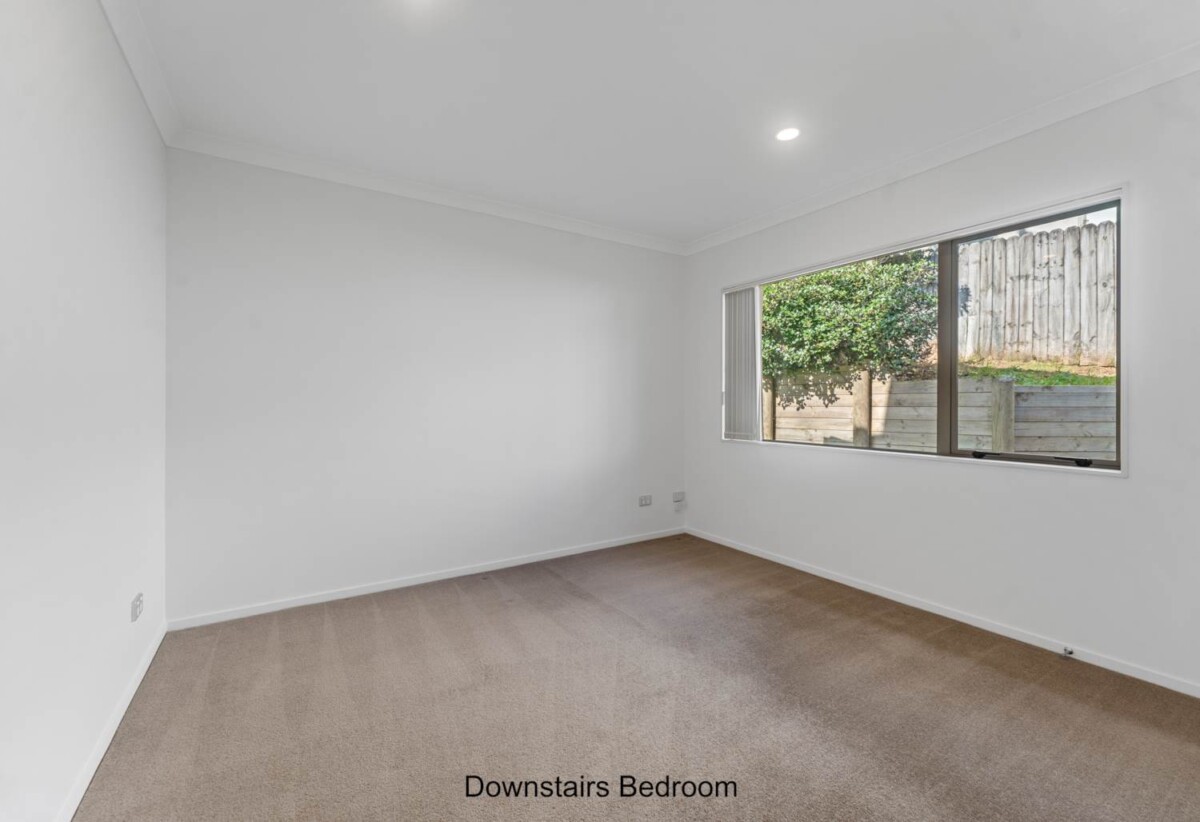 4 beds 2.5 baths house with double garage on 527m2 section, close to the end of a quiet cul-de-sac which borders the Wharf Reserve with its grass areas and trails, close to schools, Massey University, Albany Mall, motorway access, 0.4 km to Albany School, 30 Vinewood Drive, Albany, Auckland
