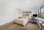 4 beds 2.5 baths house with double garage on 527m2 section, close to the end of a quiet cul-de-sac which borders the Wharf Reserve with its grass areas and trails, close to schools, Massey University, Albany Mall, motorway access, 0.4 km to Albany School, 30 Vinewood Drive, Albany, Auckland