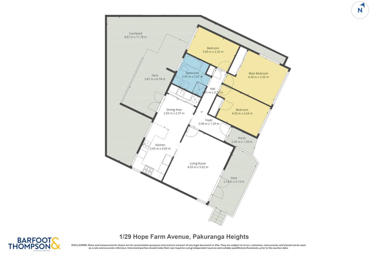 Renovated 3 beds 1 bath house, Zoned for the popular Farm Cove Intermediate and Pakuranga College, close to schools, shops, shopping centre, 0.6 km to Elm Park School, Lot 1, 29 Hope Farm Avenue, Pakuranga Heights, Auckland