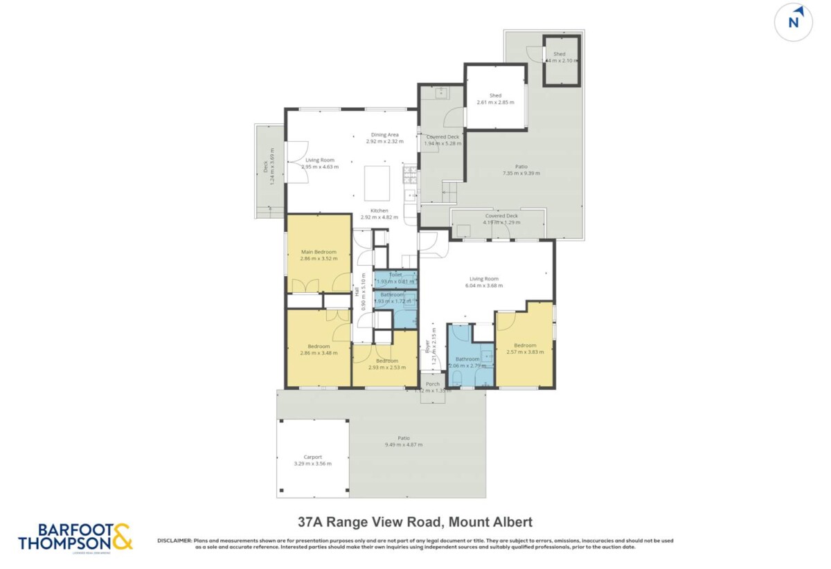 Renovated 4 beds 2 baths house with car port and car parks, close to shops, schools, parks, motorway access, 0.3 km to Owairaka District School, 37A Range View Road, Mt Albert, Auckland