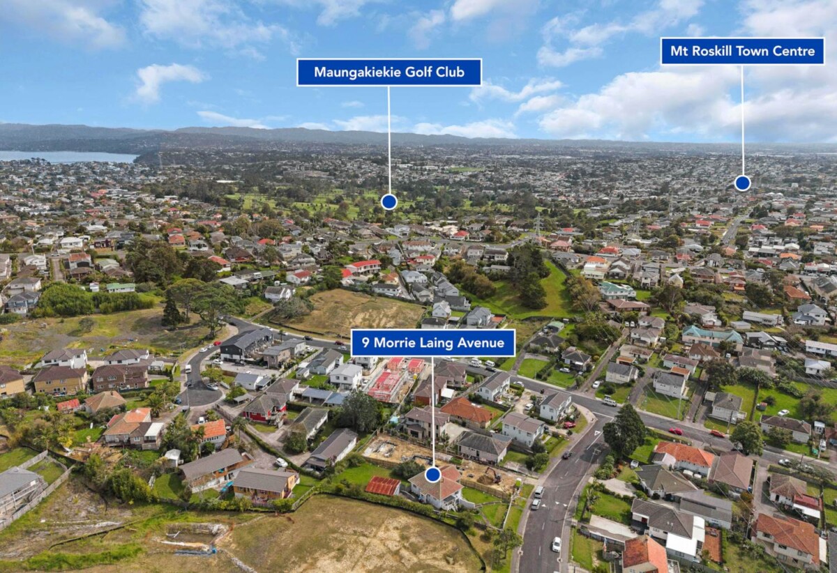 Mt Roskill Grammar zone, 3 beds 1 bath house with standalone garage on 895m2 section, Ground-floor rumpus with exterior access – home office or studio ready, close to schools, shops, motorway access, 0.6 km to Hay Park School, 9 Morrie Laing Avenue, Mt Roskill, Auckland