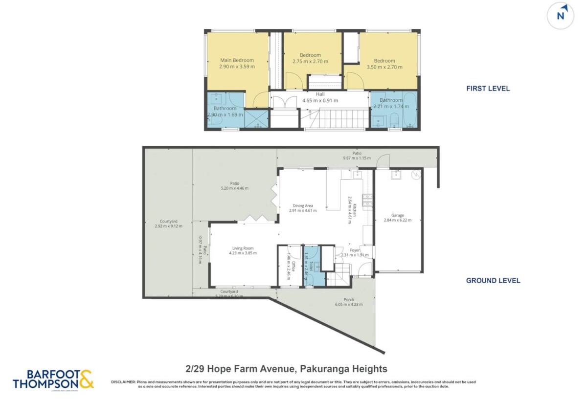 Brandnew 3 beds 2.5 baths house with garage on 195m2 section, Zoned for the popular Farm Cove Intermediate and Pakuranga College, close to schools, shops, shopping centre, 0.6 km to Elm Park School, Lot 2, 29 Hope Farm Avenue, Pakuranga Heights, Auckland