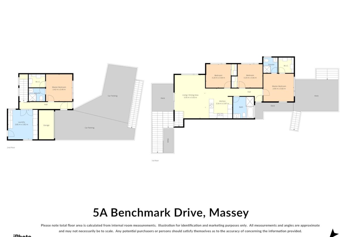 Modern Split-Level Living with Income Potential, 4 beds 3 baths house with garage on 574m2 section, close to schools, shops, motorway access, 0.7 km to Royal Road School, 5A Benchmark Drive, Massey, Auckland