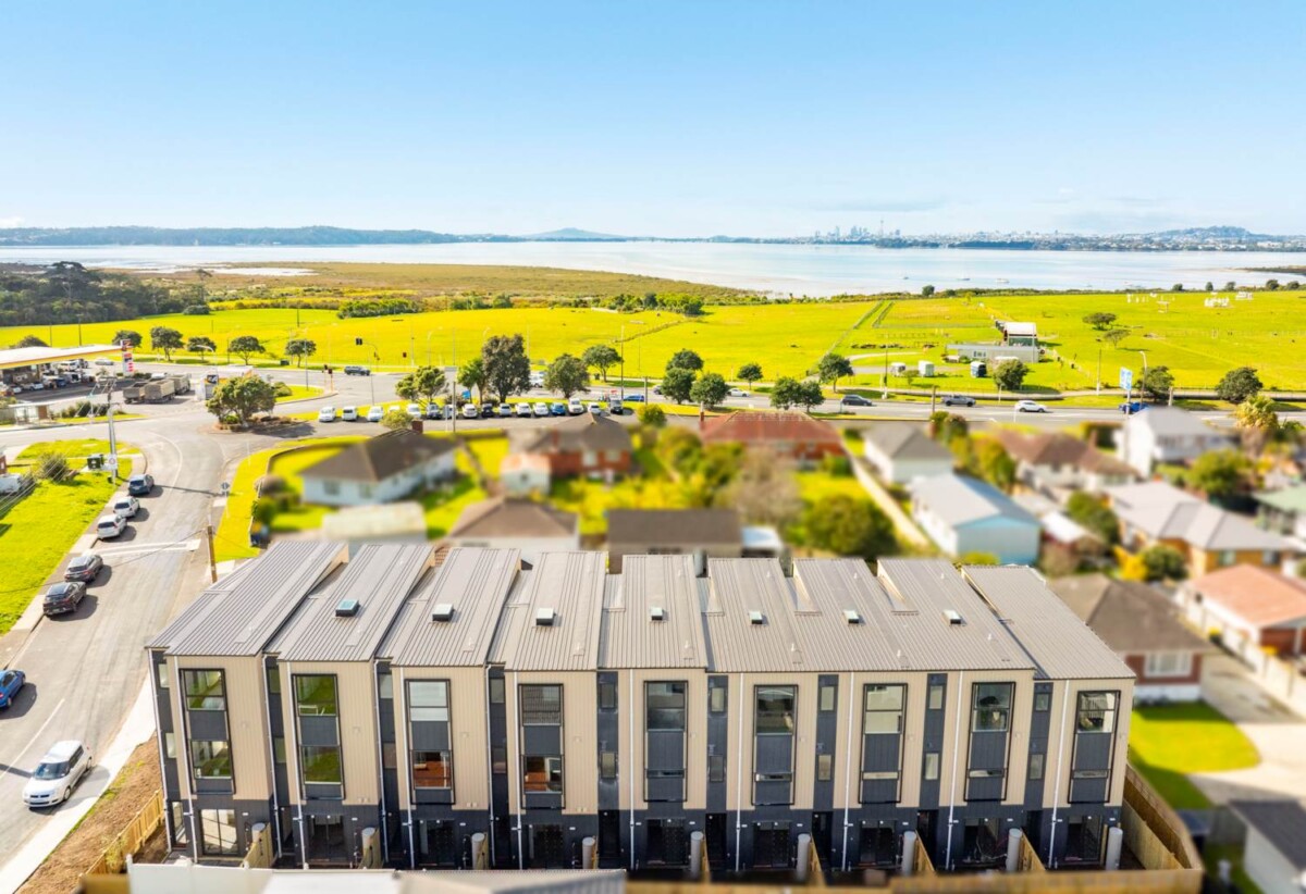 Sea views, Only 3 units available, Freehold 3 ensuites or 4 ensuites home with garage, steps from coastal walkways, a short stroll to Te Atatu Central, Countdown supermarket, Public Transport and the library. Quick access to the motorway, 0.1 km to Rutherford School, 4 Toru Street, Te Atatu Peninsula, Auckland