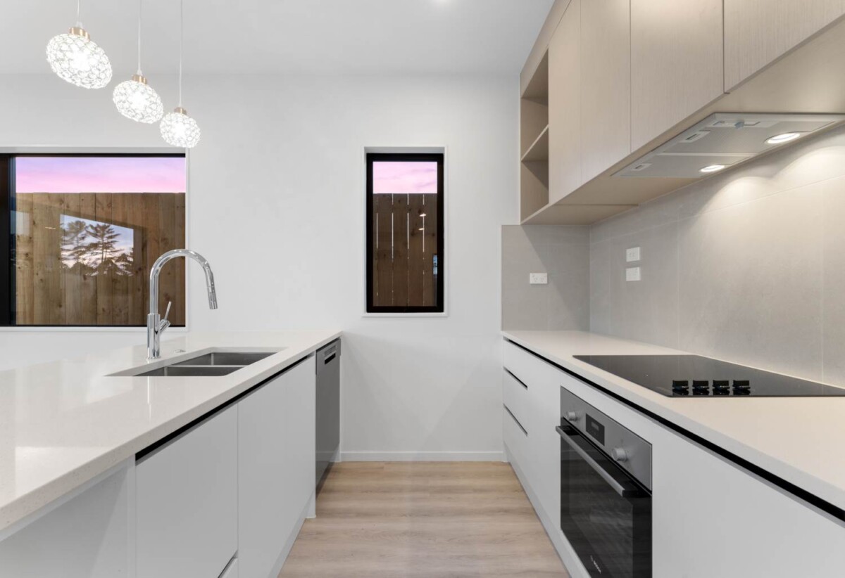 Brandnew 4 beds 3 baths house with garage, 1 bed 1 bath ground floor, minutes from Westgate and Northwest shopping centres, Costco, local schools, parks, and motorway access, 5b Neinei Street, Westgate, Auckland