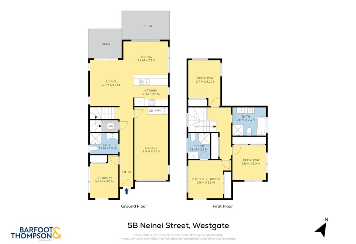Brandnew 4 beds 3 baths house with garage, 1 bed 1 bath ground floor, minutes from Westgate and Northwest shopping centres, Costco, local schools, parks, and motorway access, 5b Neinei Street, Westgate, Auckland