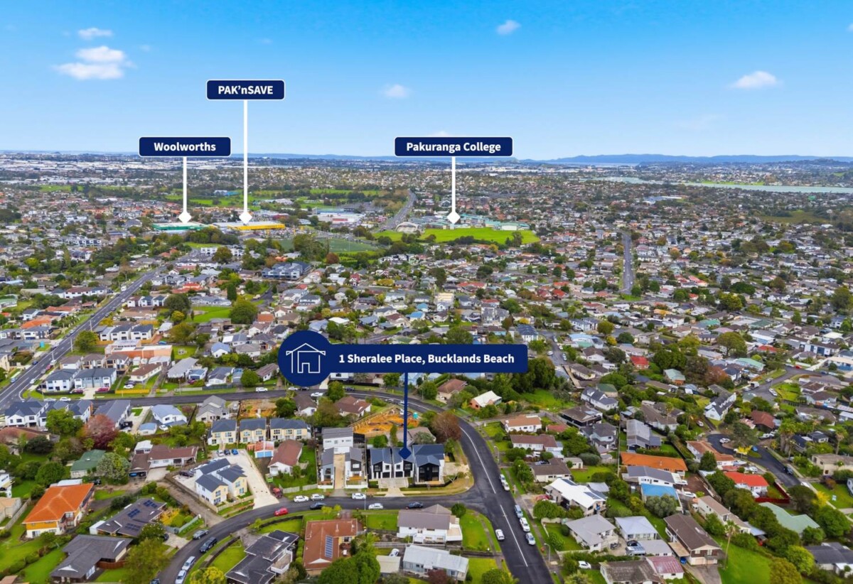 143m2 Brandnew standalone 4 beds 2.5 baths house with garage, close to schools, Highland Park shopping centre, 0.4 km to Macleans Primary School, Lot 1/1 Sheralee Place, Bucklands Beach, Auckland