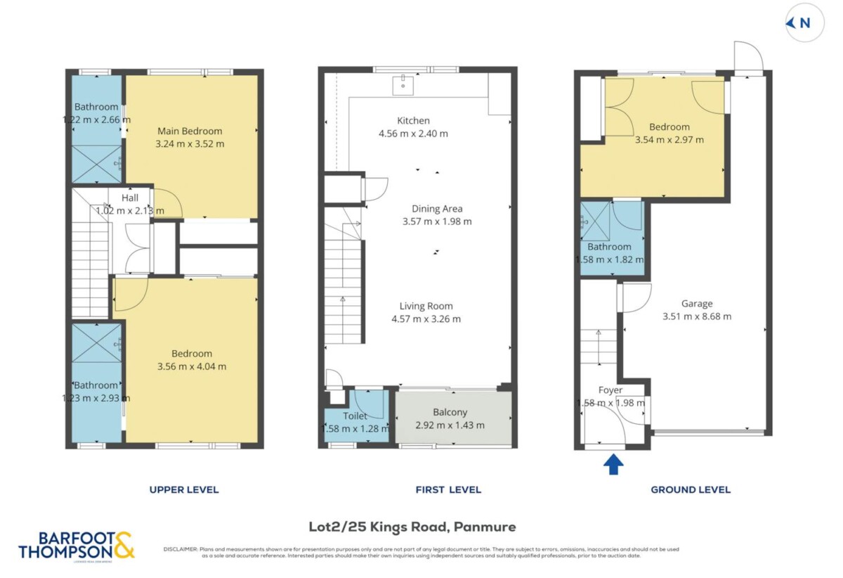 Brandnew freehold 3 beds (3 ensuites) 3.5 baths home with garage, 1 ensuite ground floor, walks to Panmure town centre, beach, Pamure Yacht and boating club, 0.4 km to Panmure Bridge School, Lot 2, 25 Kings Road, Panmure, Auckland
