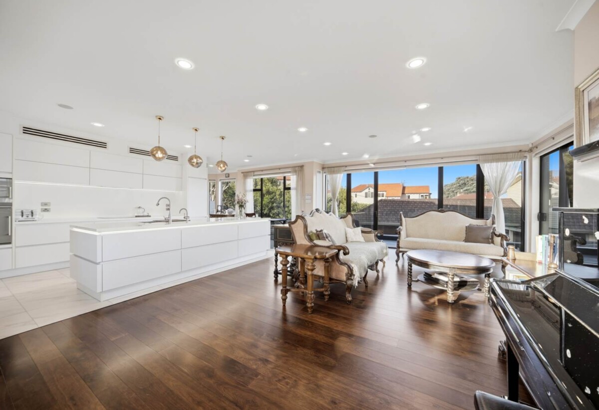 Rangitoto College zone, Sea Views, 376m2 6 beds 5.5 baths house with double garage on 464m2 section, moments from the shoreline of Murrays Bay Beach and Mairangi Bay Beach, shops, supermarkets, schools, 0.7 km to Murrays Bay School, 1A Churchill Road, Murrays Bay, Auckland