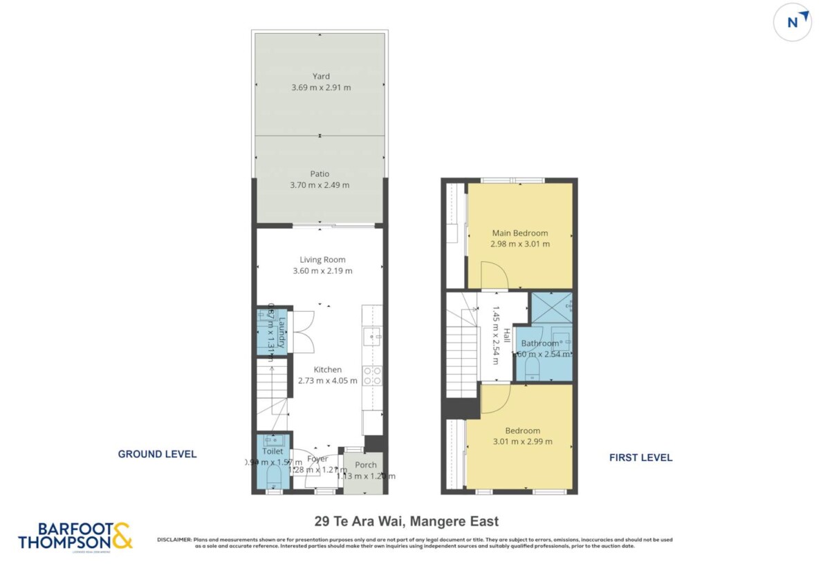 2 beds 1.5 baths home with car park, close to schools, shops, supermarket, motorway access, 0.5 km to Papatoetoe North School, 29 Te Ara Wai, Mangere East, Auckland