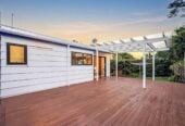 4 beds 2 baths house with double garage and views, Construction: Durable Hardiplank exterior with a classic metal tile roof. 1 km to Long Bay College, 1/15 Flavia Close, Torbay, Auckland