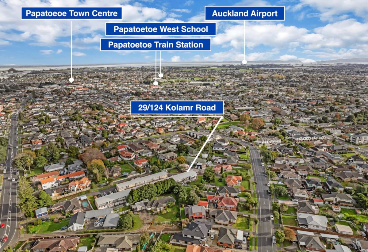 1 bed 1 bath home with car park, just a short stroll to Hunters Plaza, close to schools, shops, motorway access, 0.7 km to Papatoetoe Central School, 29/124 Kolmar Road, Papatoetoe, Auckland