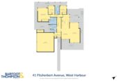Architectural Designed + Fully renovated Brick 3 beds 2.5 baths house with double garage on 577m2 section, minutes to schools, reserve, local shops and supermarket, motorway access, 0.3 km to West Harbour School, 41 Fitzherbert Avenue, West Harbour, Auckland