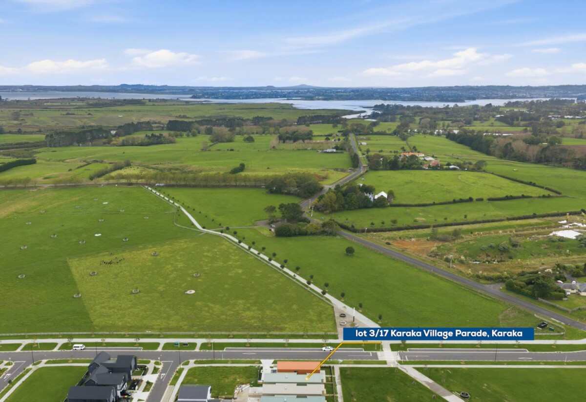 Brandnew standalone 4 beds 3.5 baths house with garage and deck on 247m2 section, Park already nearby – plus a new commercial area under construction, easy motorway access, 17 Karaka Village Parade, Karaka, Auckland
