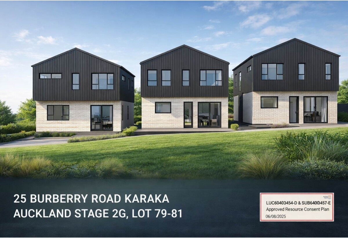 177m2 standalone section, Designed with the potential for a spacious 4-bedroom standalone home, close to the upcoming Drury Train Station and the highly anticipated Costco development in nearby, Lots 79-81/2 Waipaheke Road, Karaka, Auckland