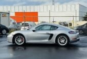 2017 Porsche 718 Cayman Turbo Facelift Coupe Automatic, Silver, 2 seats, Petrol, 2,000 cc, 57,000 km
