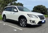 2015 Subaru Exiga Crossover 7, Station Wagon, Automatic, Pearl White, 7 Seats (Leather), 2500cc, Petrol, 125,593km