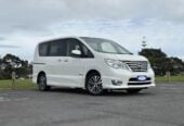 2015 Nissan Serena Highway Star Smart Hybrid, Automatic, 5 Door, Van, Pearl White, 8 seats, 2000cc, Hybrid (Hybrid), 95,876km