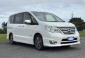 2015 Nissan Serena Highway Star Smart Hybrid, Automatic, 5 Door, Van, Pearl White, 8 seats, 2000cc, Hybrid (Hybrid), 95,876km
