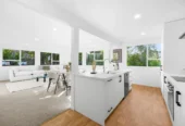 160m2 2 beds 2 baths house with garage on 724m2 section, A separate garage adds practicality and flexibility, offering secure parking, workshop space, or additional storage. With plenty of off-street parking available. 9 Osmond Court, Sunnyvale, Auckland