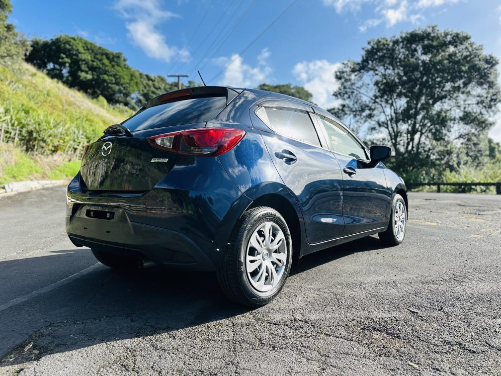 2015 Mazda Demio Hatchback Tiptronic, Blue, 5 seats, New Import, Petrol, 1,300 cc, 37,854 km