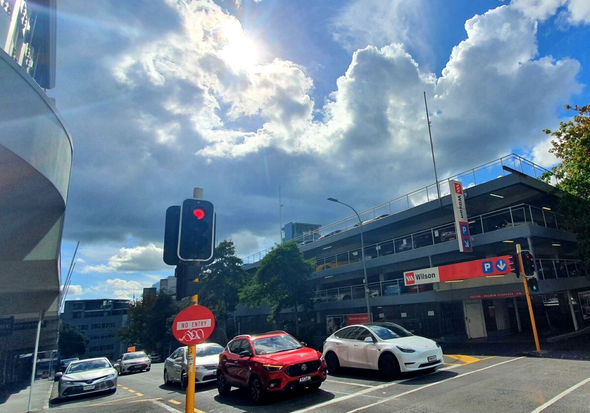 1 car park space, Located on popular street conner of Hobson Street and Wyndham Street, On the roof top of famous Wilson car park, 3EH/23-31 Hobson Street, Auckland Central, Auckland
