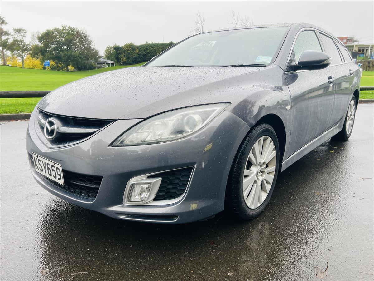 2008 Mazda Atenza NOW WOF AND CURRENT REGO Station Wagon Automatic, Grey, 5 seats, Petrol, 2,500 cc, 127,000 km