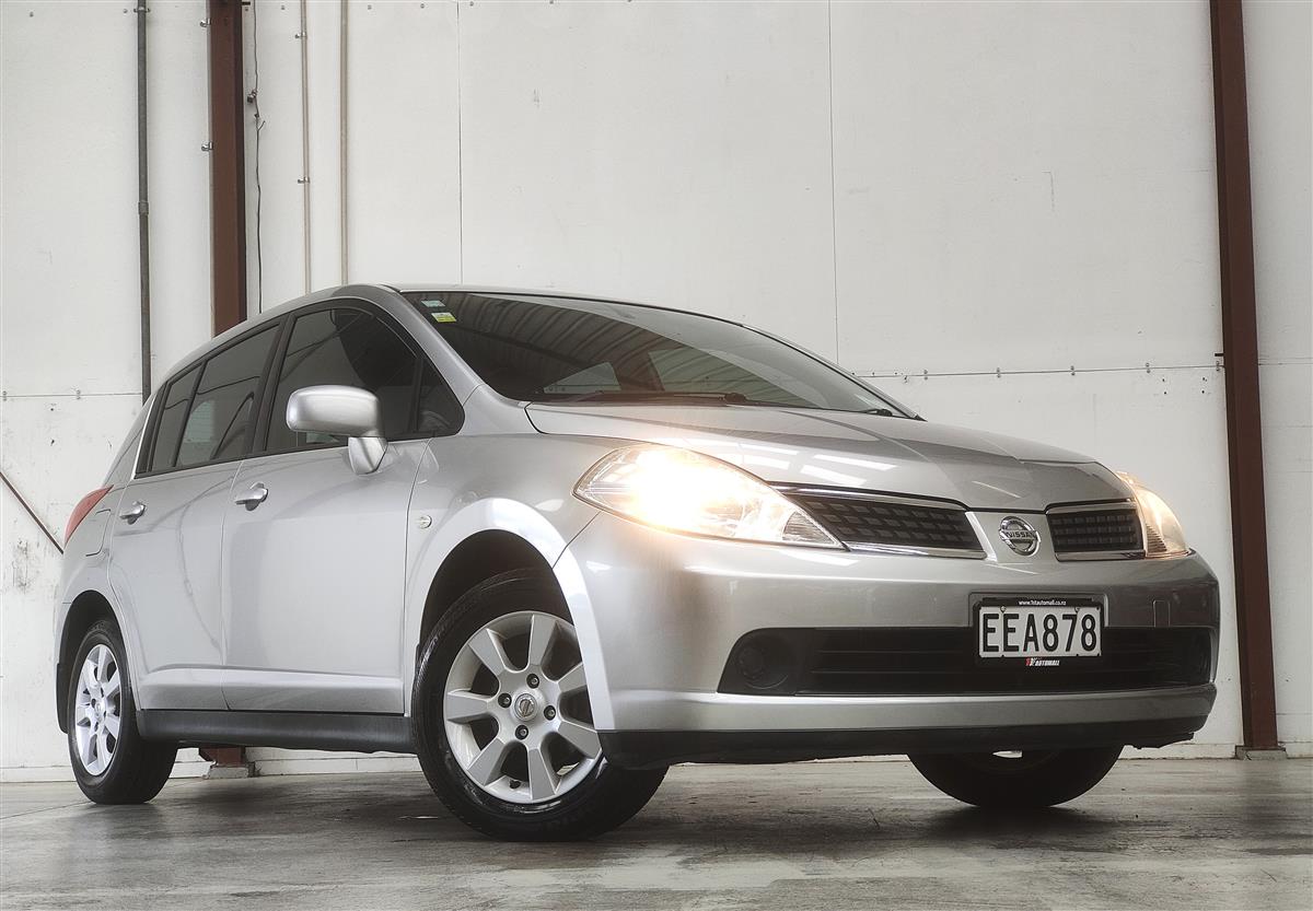2007 Nissan Tiida 1.8 TI/NZ NEW, Hatchback Automatic, Silver, 5 seats, Petrol, 4 owners, 1,800 cc, 50,200 km