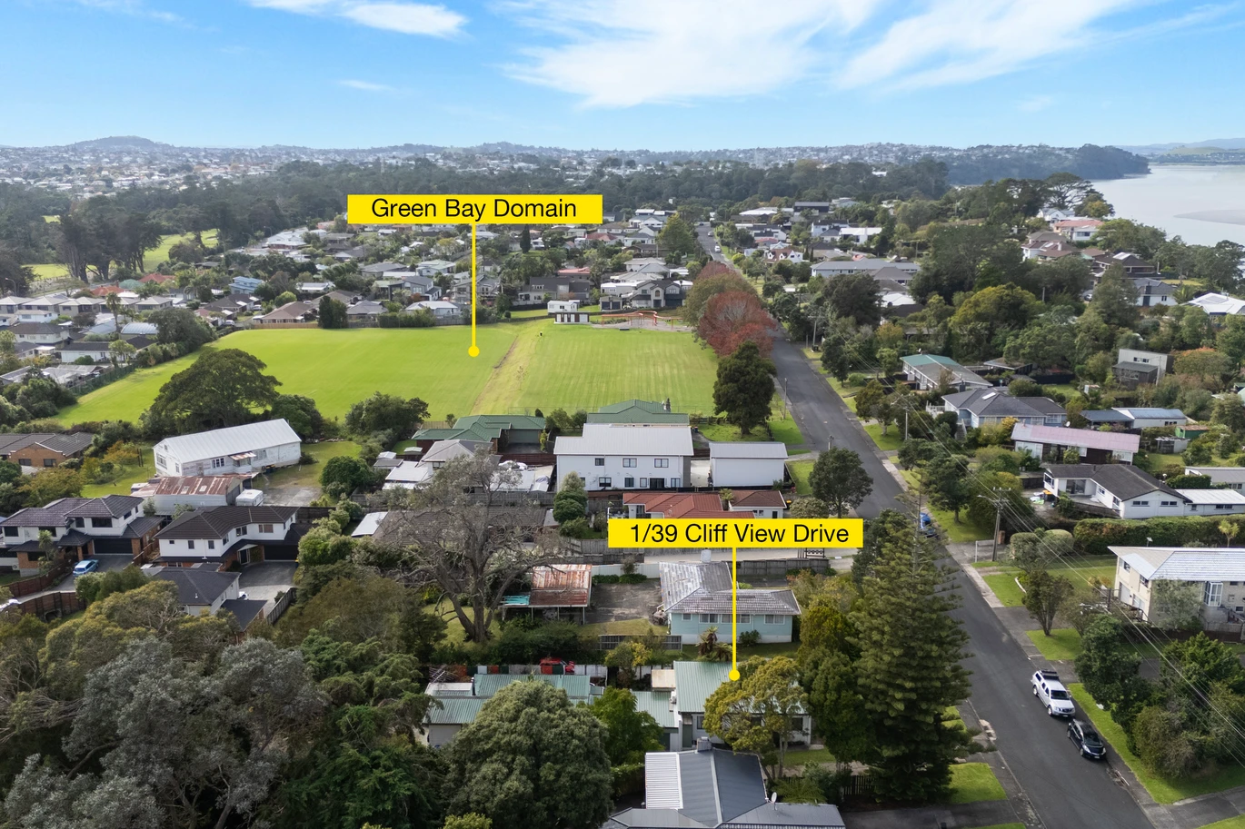 Once in 26 years, Constructed in block, 2 beds 1 bath home with garage, close to Green Bay Village, quality schooling, and public transport, With a park and playground just a short stroll away, 1/39 Cliff View Drive, Green Bay, Auckland
