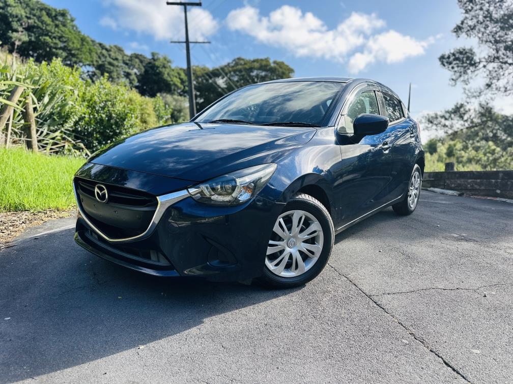 2015 Mazda Demio Hatchback Tiptronic, Blue, 5 seats, New Import, Petrol, 1,300 cc, 37,854 km