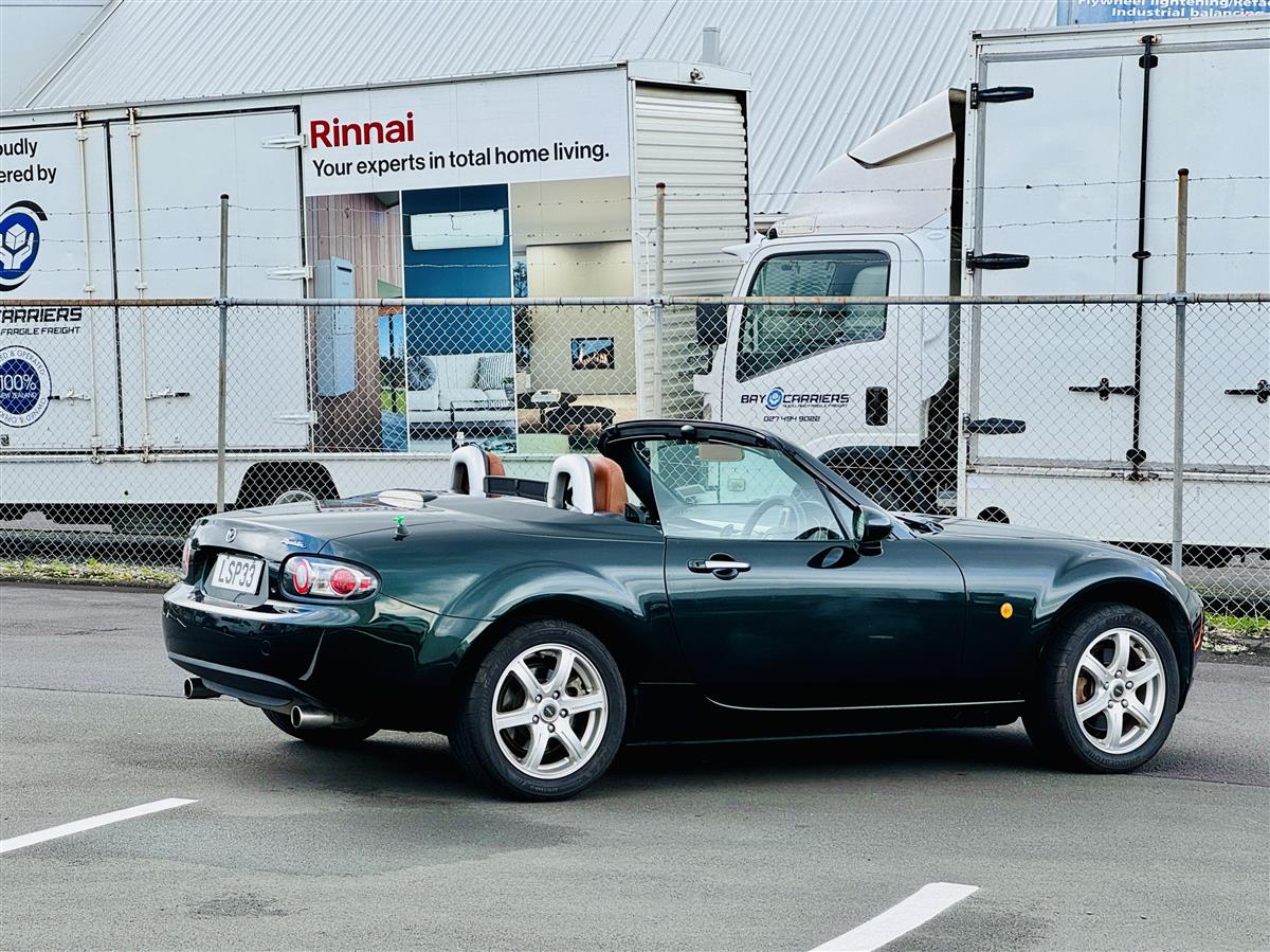 2007 Mazda Roadster MX-5 VS Hardtop Full Leather Convertible Automatic, Green, 2 seats, Petrol, 2,000 cc, 182,000 km