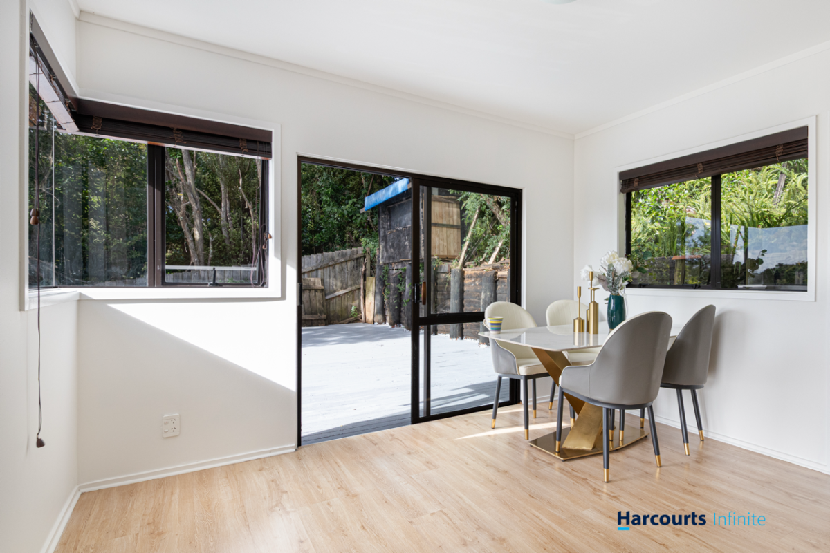 Once over 13 years, Must sell, Owners moving to Brisbane, 150m2 4 beds 2 baths house with Great Reserve Views, zoned for Glamorgan School, Northcross Intermediate, Long Bay College, 2/27 Flavia Close, Torbay, Auckland
