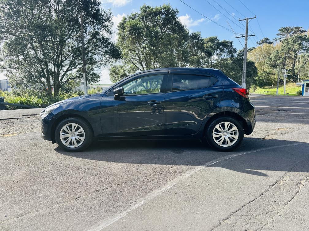 2015 Mazda Demio Hatchback Tiptronic, Blue, 5 seats, New Import, Petrol, 1,300 cc, 37,854 km