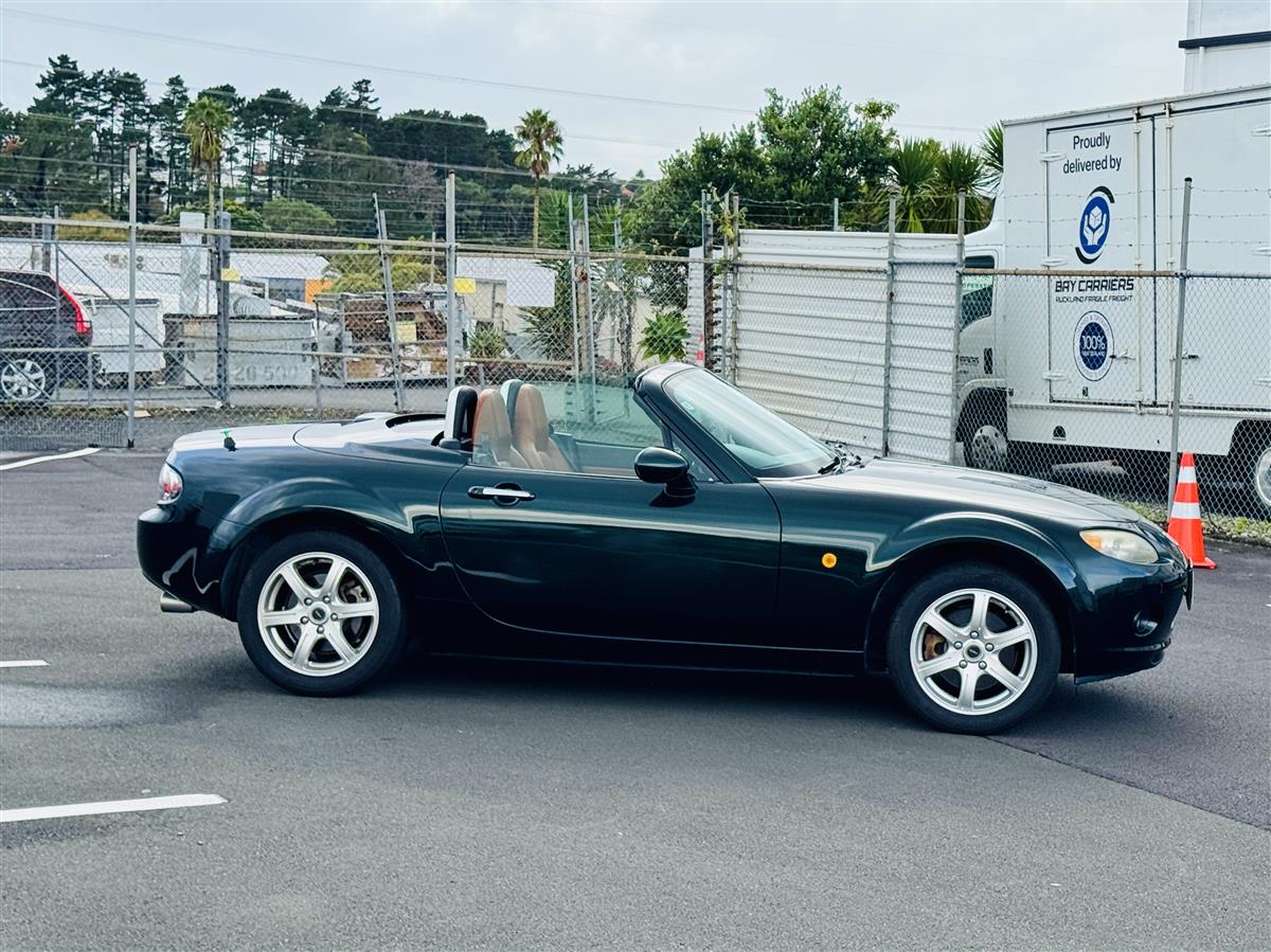 2007 Mazda Roadster MX-5 VS Hardtop Full Leather Convertible Automatic, Green, 2 seats, Petrol, 2,000 cc, 182,000 km