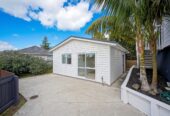 Once in 10 years, Overseas owners, 118m2 4 beds 2 baths house ( 2 beds 1 bath main home + 2 beds 1 bath granny) on 471m2 section, A generous deck, a practical shed and additional storage areas, and on New Year’s Eve you can even enjoy the fireworks from the Sky Tower from home, 140D Hepburn Road, Glendene, Auckland