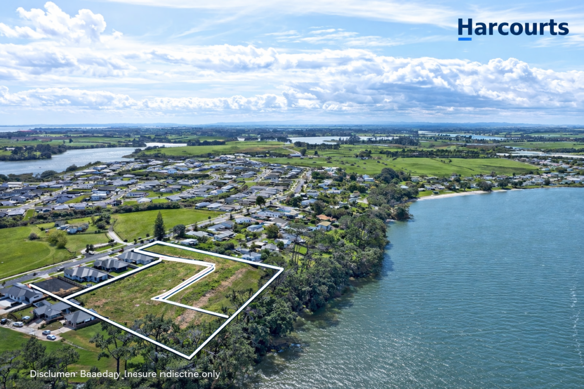 Titles issued – ready to build, 301m2 waterfront section, Services to boundary, Protective covenants in place, Easy drive to Waiuku & Pukekohe, With coastal walkways, a nearby boat ramp, and a thoughtfully planned neighbourhood, 26B McLarin Road, Glenbrook Beach, Auckland