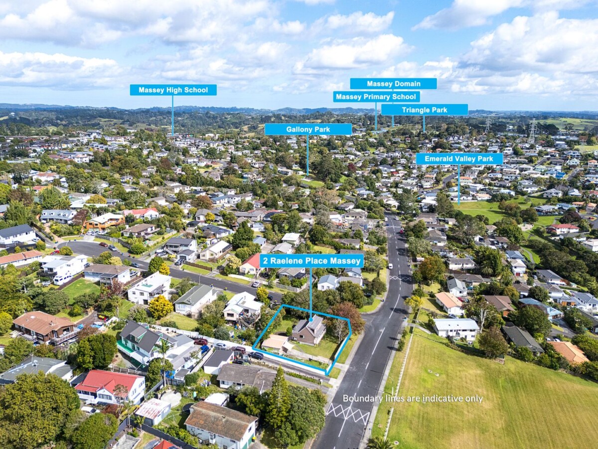 Parkside Living – 820m2 of Corner-Site, 3 beds 1 bath house with standalone double garage, minutes from the Westgate and Northwest shopping hubs, Costco, and easy motorway access, 2 Raelene Place, Massey, Auckland
