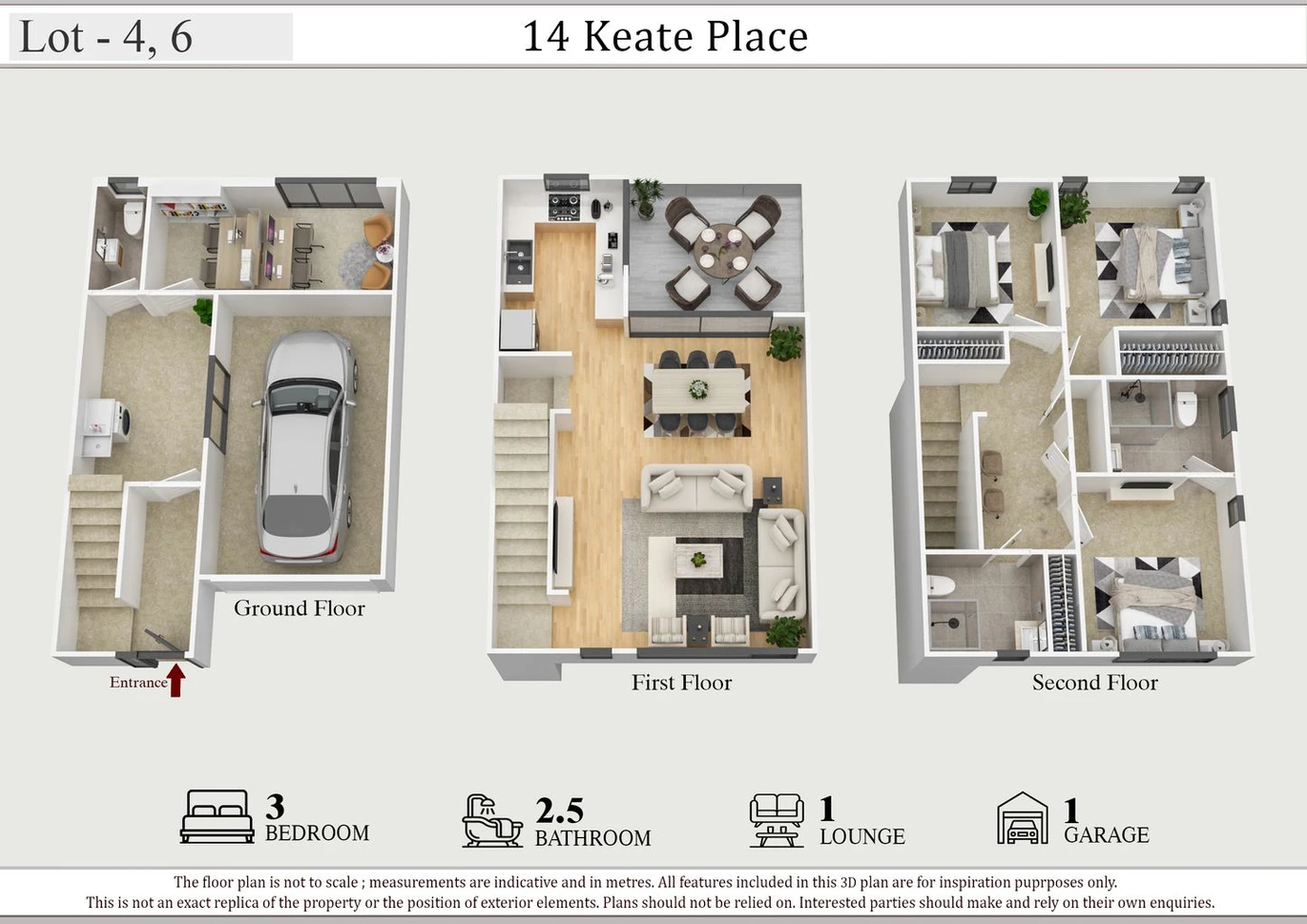 10-Year Master Build Guarantee, Brandnew freehold 3 beds 2.5 baths home with garage, no body corporate or society fees, Lot 1/14 Keate Place, Mount Wellington, Auckland