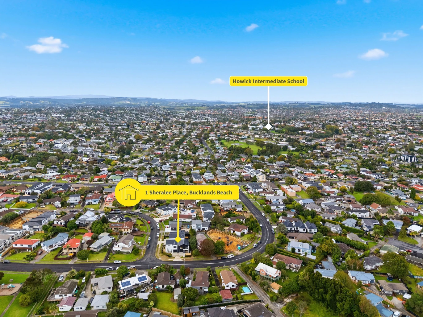 Brandnew standalone 4 beds 2.5 baths home with garage, move-in ready, close to schools, shopping centre, beaches, Lots 1-4/1 Sheralee Place, Bucklands Beach, Auckland