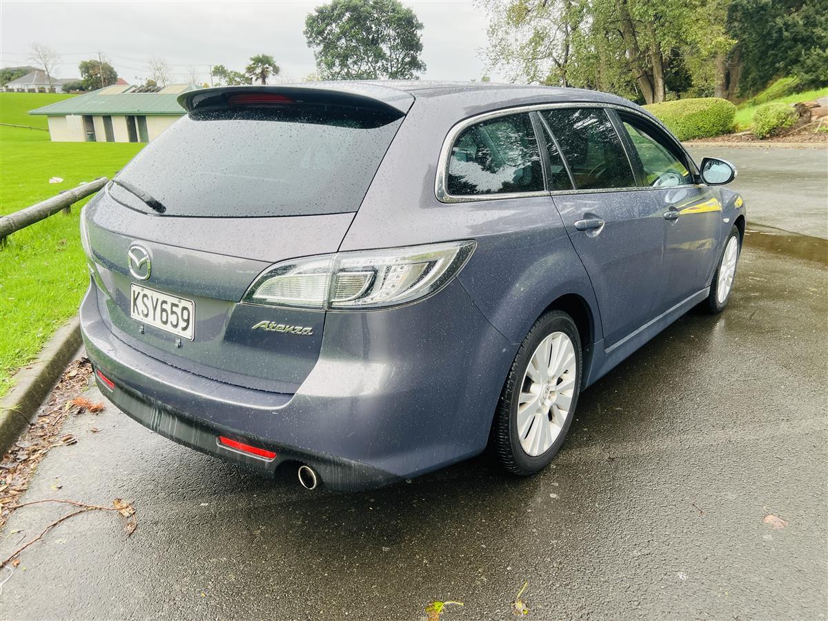 2008 Mazda Atenza NOW WOF AND CURRENT REGO Station Wagon Automatic, Grey, 5 seats, Petrol, 2,500 cc, 127,000 km